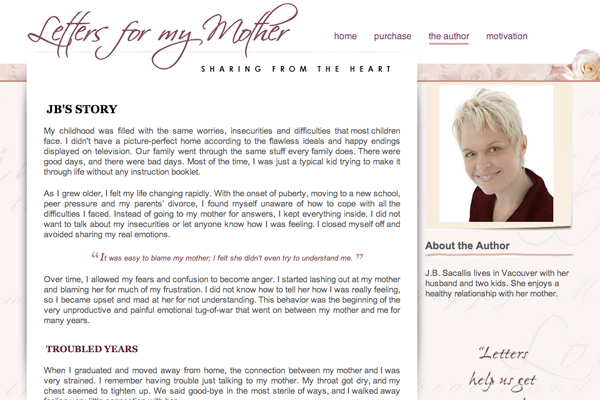 Letters for my Mother screenshot 3