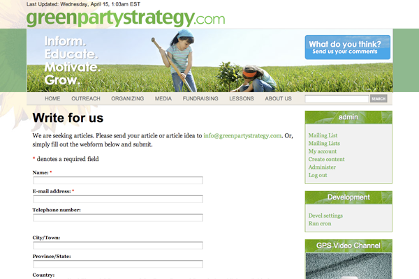 Green Party Strategy screenshot 3