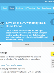 Babytel screenshot 2