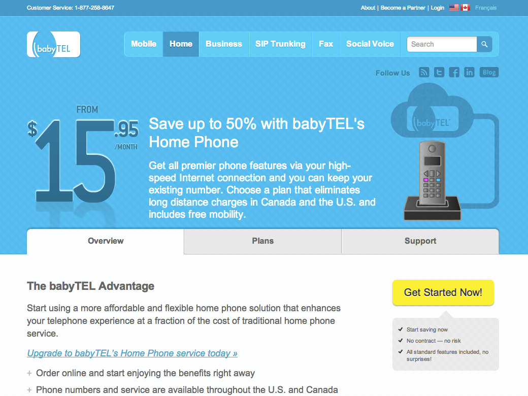 Babytel screenshot 2