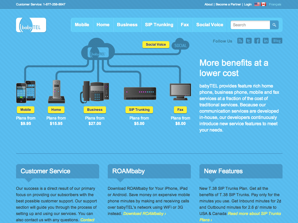 Babytel screenshot 1