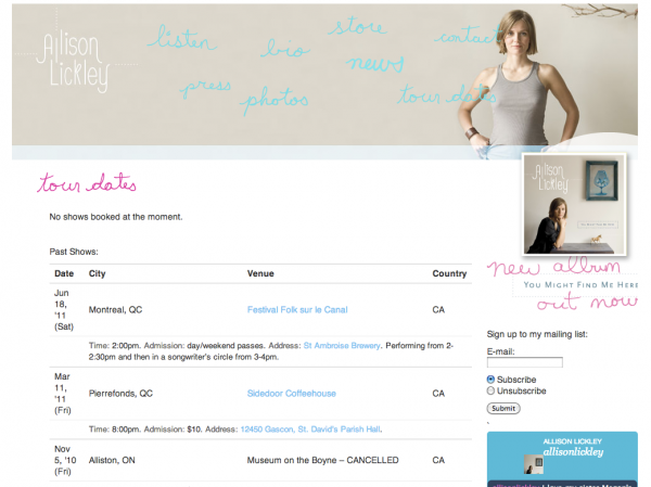 Allison Lickley screenshot 3