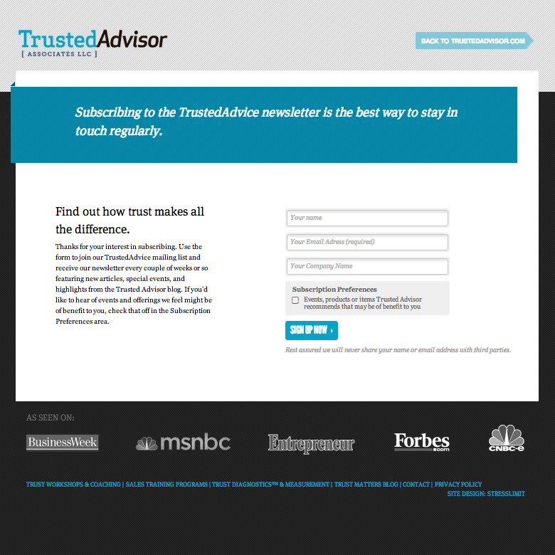 Trusted Advisor screenshot 3