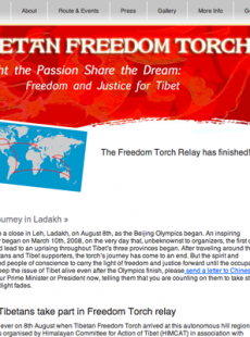 Tibet Freedom Torch screenshot 1